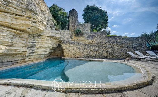 Castle in La Roque-sur-Pernes, Provence-Alpes-Côte d'Azur, France 1