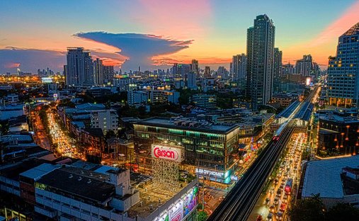 Land in Bangkok, Krung Thep Maha Nakhon, Thailand 1