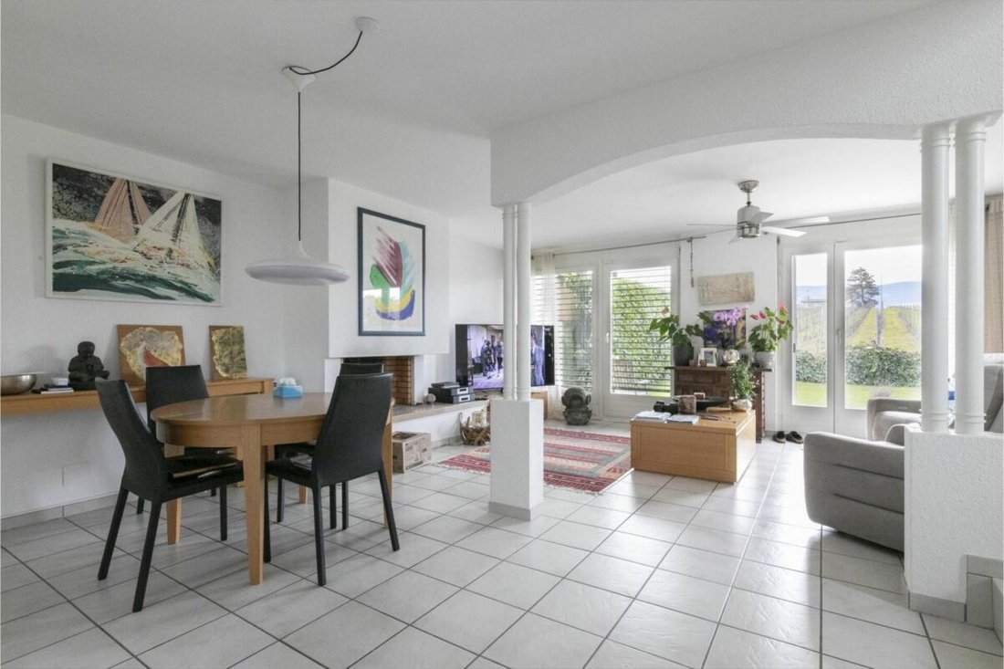 Bright Semi Detached Villa With Open Countryside Views In A Peaceful Residential Area Of Founex