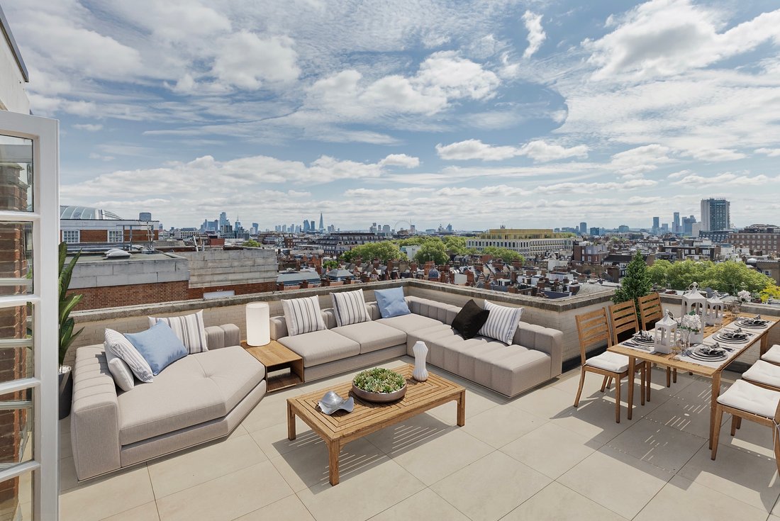 Beautiful view of Mayfair Penthouse Apartment