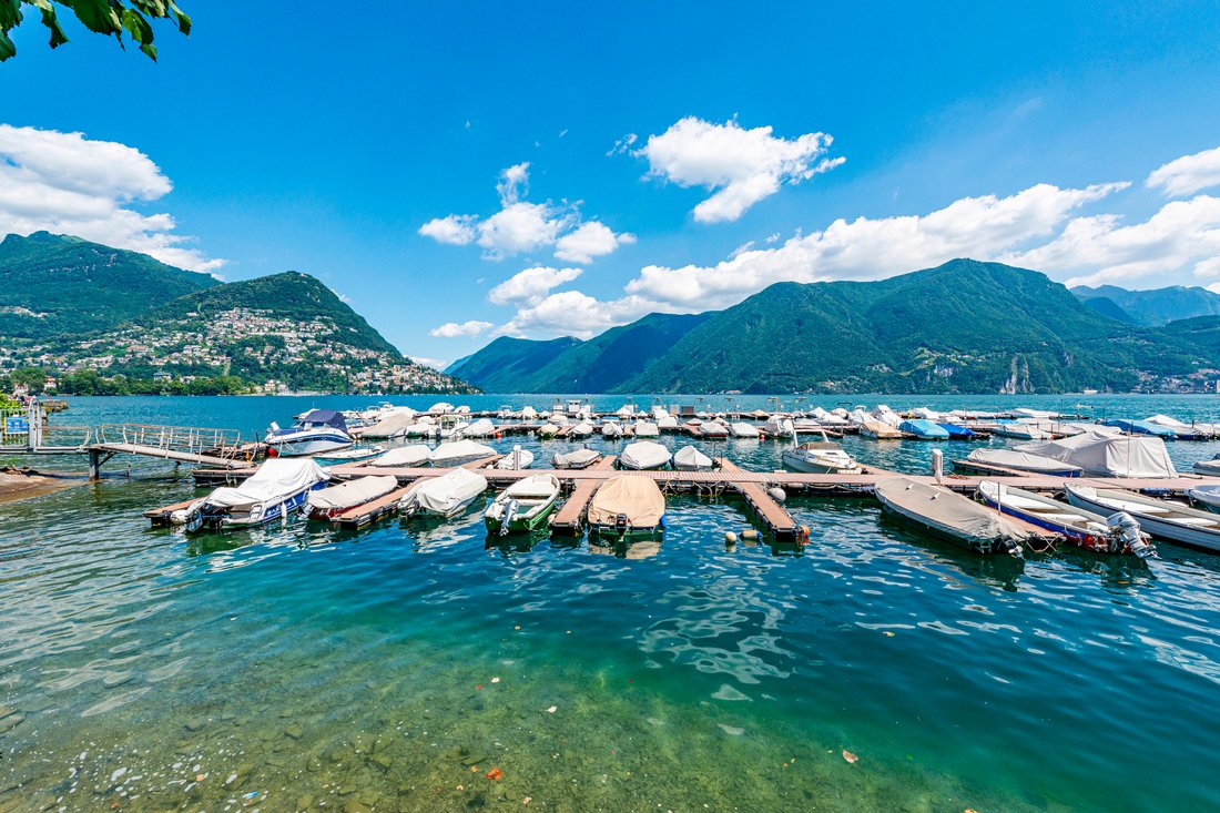 A Rare Perspective On Lugano's Waterfront