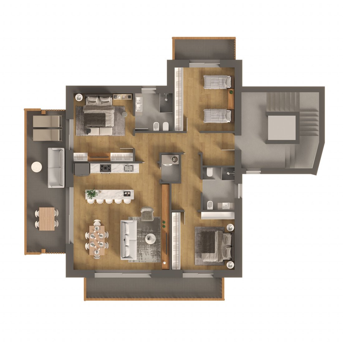 Apartment in Canazei, Trentino – Alto Adige/Südtirol, Italy 3 - 17071754