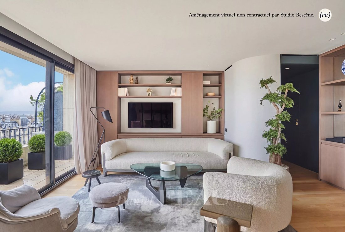 Appartement à Porte Dauphine, Paris 16e Arrondissement, Paris 2 - 17075224