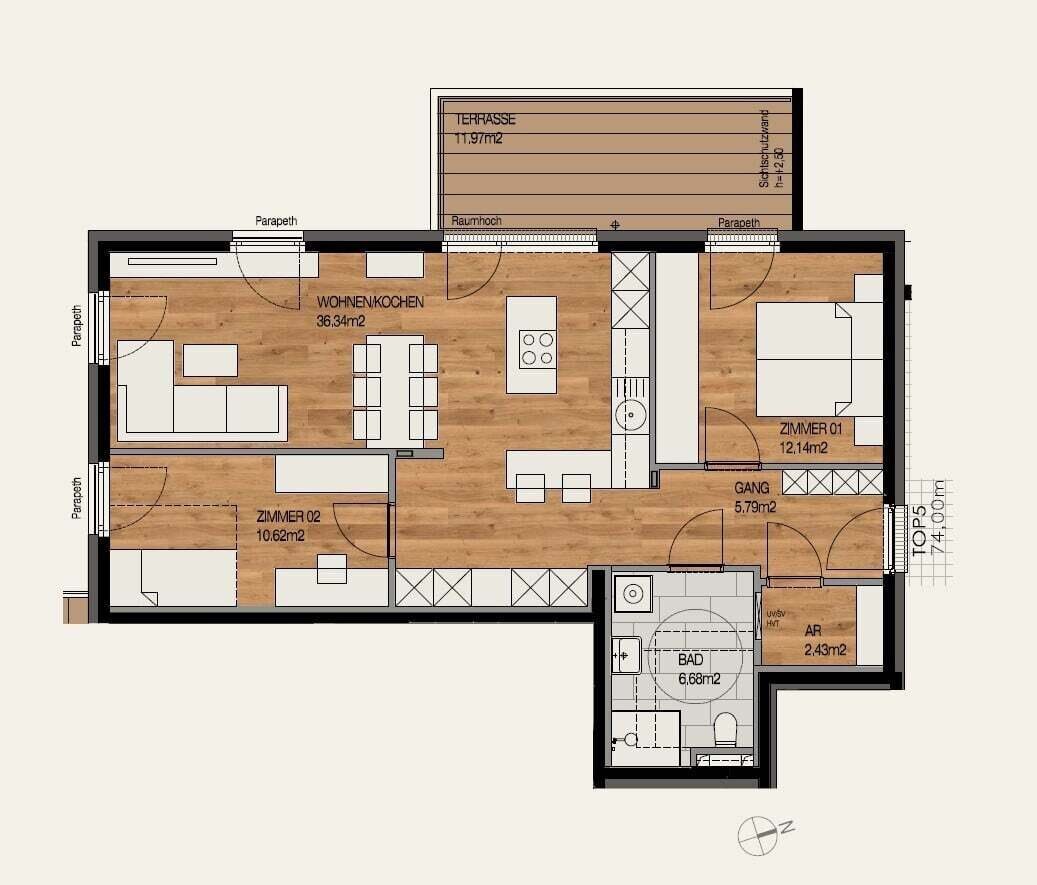 Appartamento a Natters, Tirolo, Austria 5 - 17083259