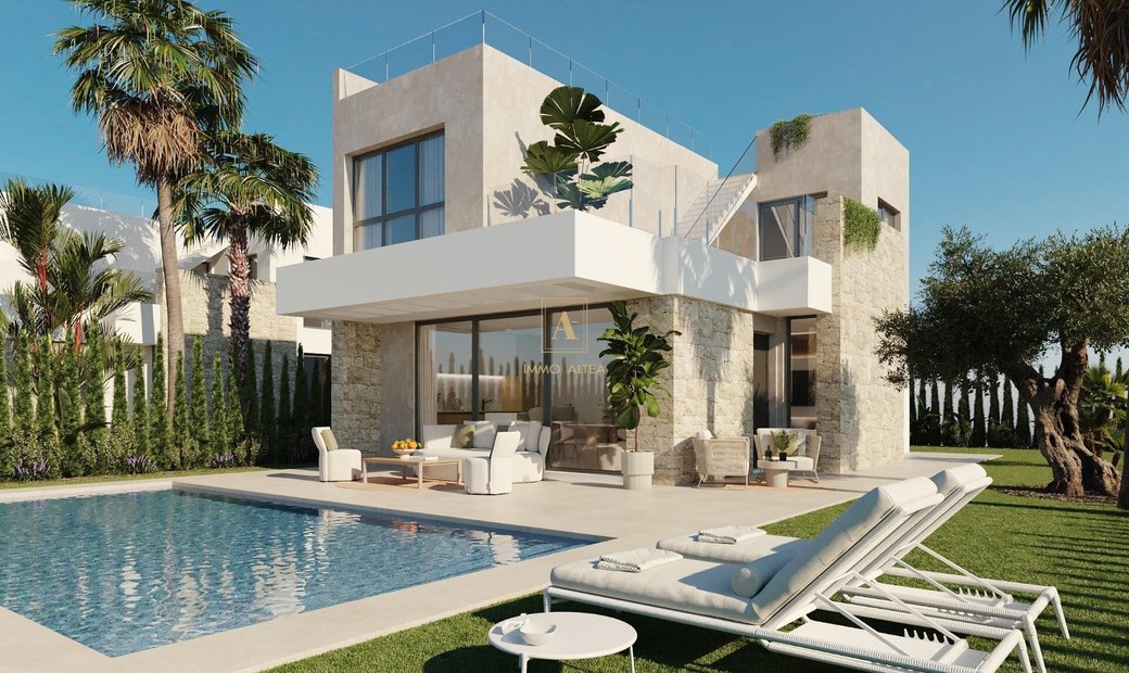 Modern New Build Villas With Sea Views In Finestrat, Valencian ...