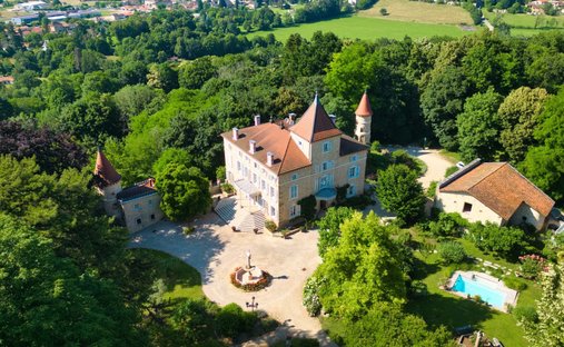 Castle in Baudières, Bourg-en-Bresse, France 1