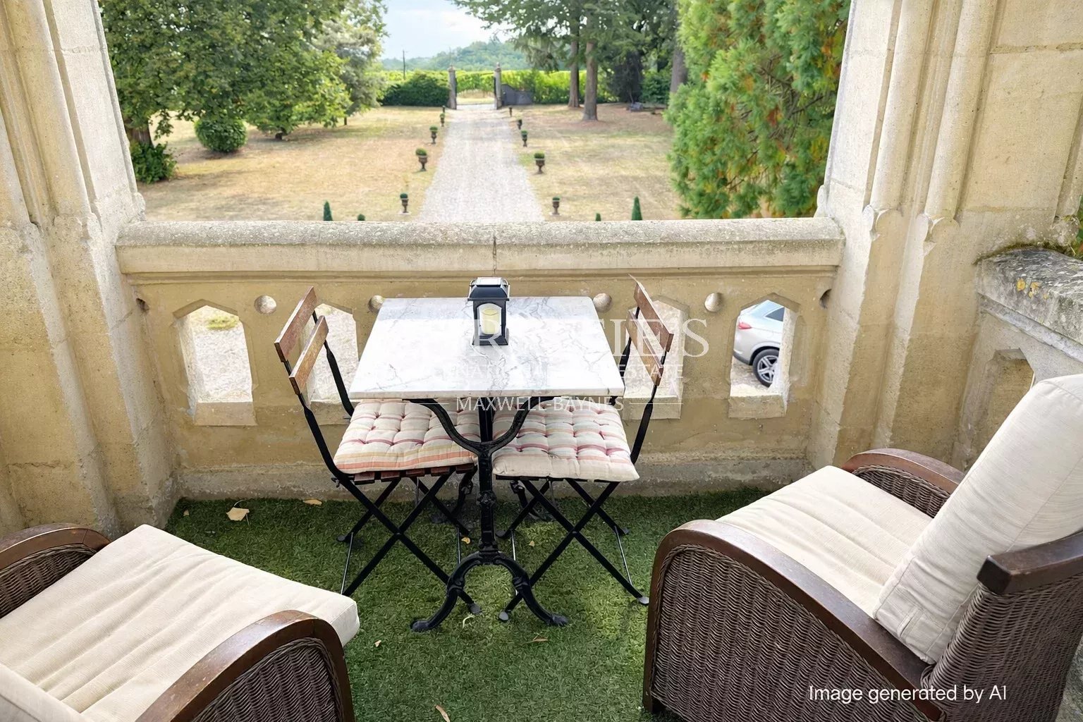 Saint Emilion Region A Charming Château With A Few Vines