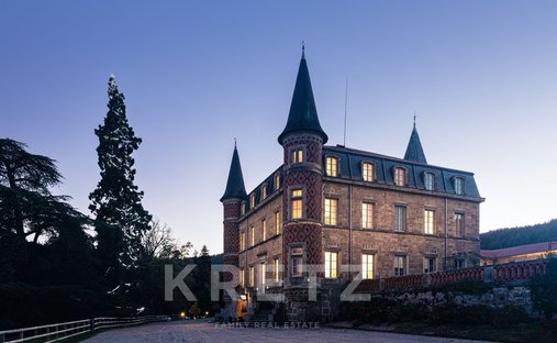 Castle in Marols, Auvergne-Rhône-Alpes, France 1