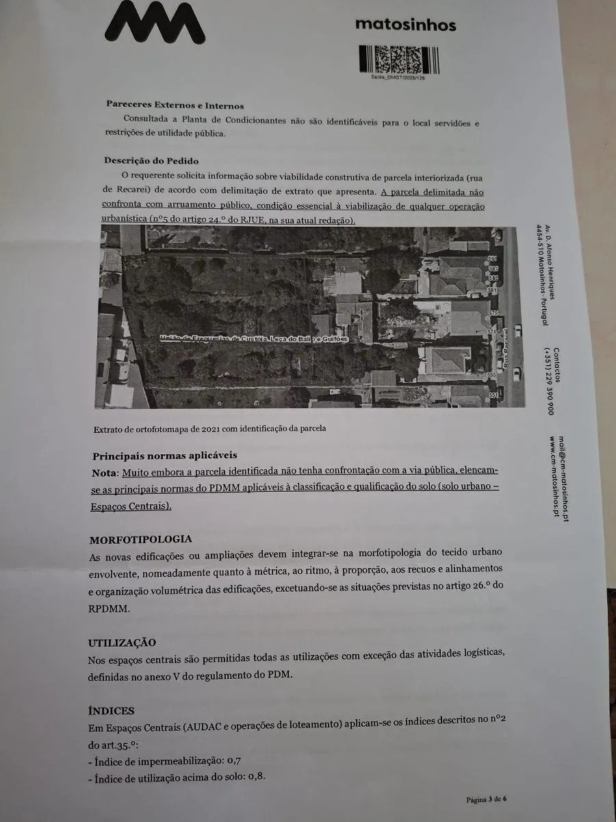 Land in Matosinhos e Leca da Palmeira, Porto District, Portugal 5 - 17089960