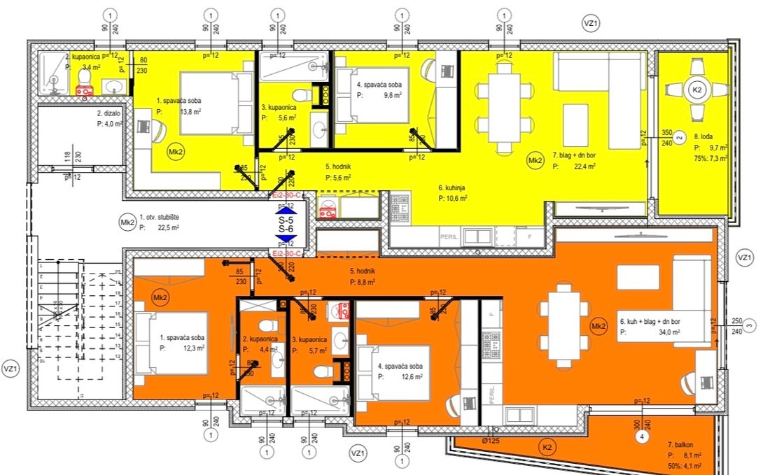 Apartment in Mjesni odbor Crvene kuce, Zadar, Zadar County 5 - 17098720
