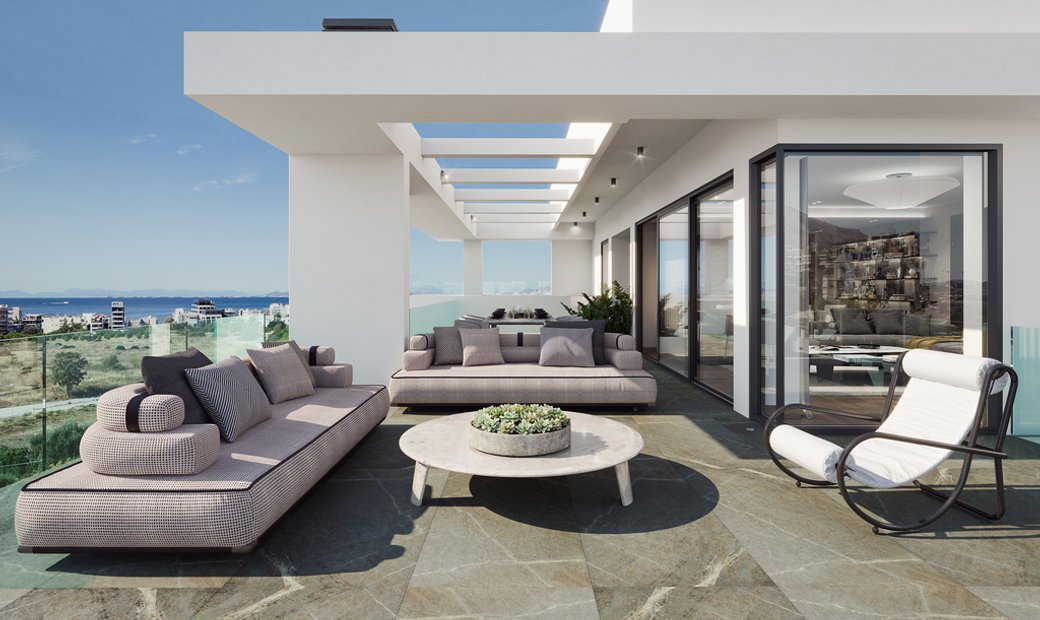 Visual Reference: Sea View Newly Built Penthouse In South Athens Attica Greece