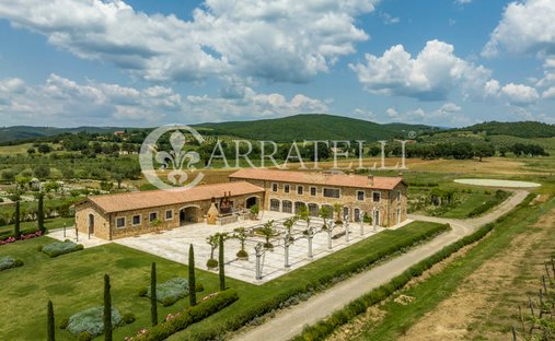Corps de ferme à Massa Marittima, Toscane, Italie 1