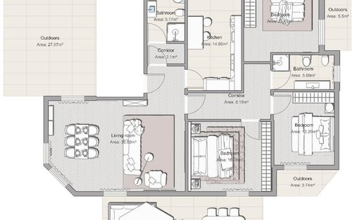 Penthouse in Desenzano Centro, Desenzano del Garda, Lombardy 1