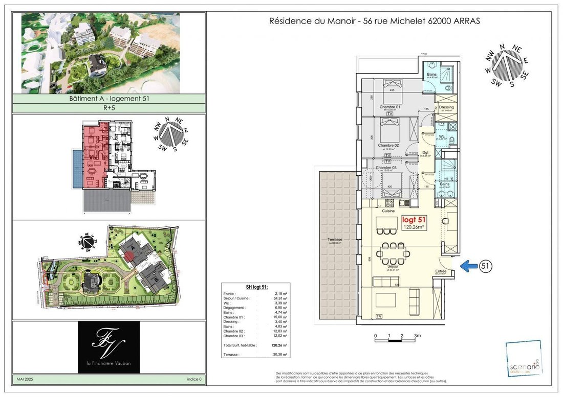Wohnung in Arras, Nord-Pas-de-Calais, Frankreich 2 - 17130276