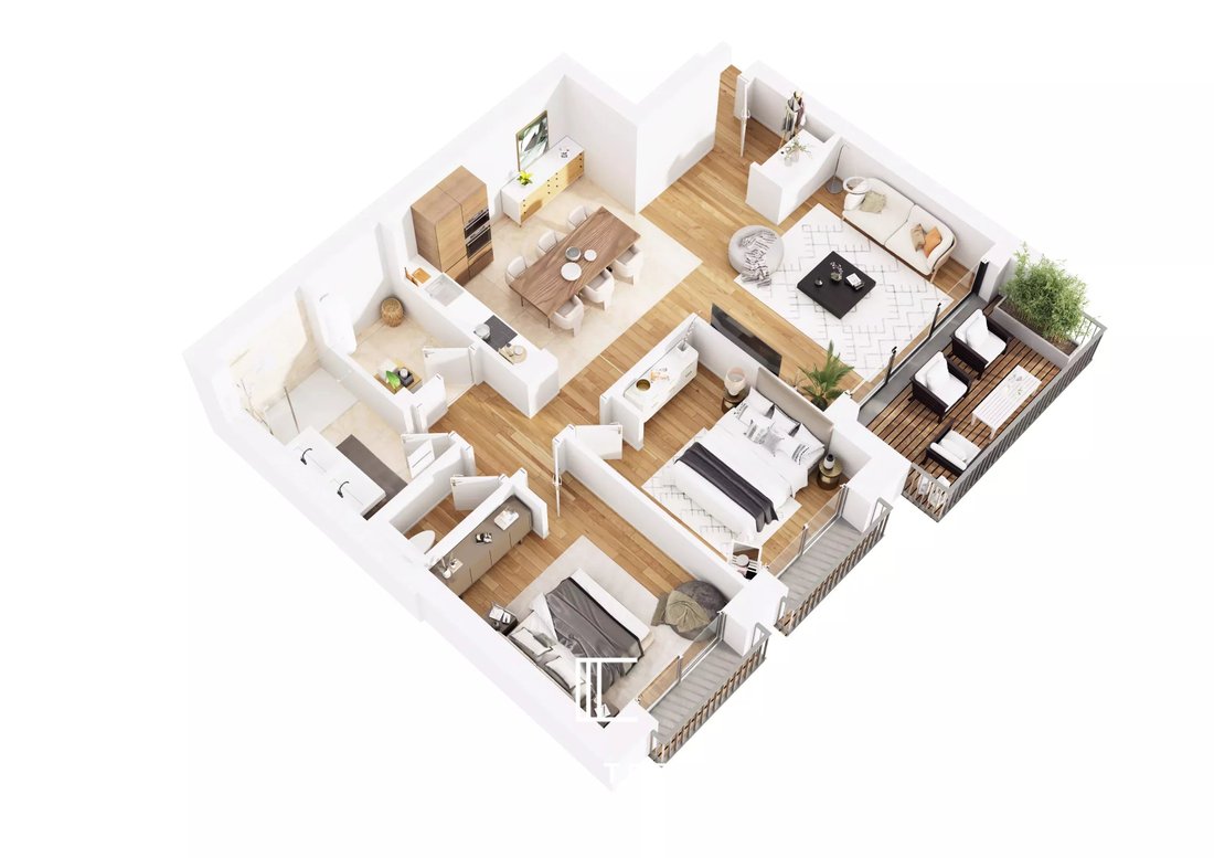 Apartment in Porto-Vecchio, Corsica, France 5 - 17131469