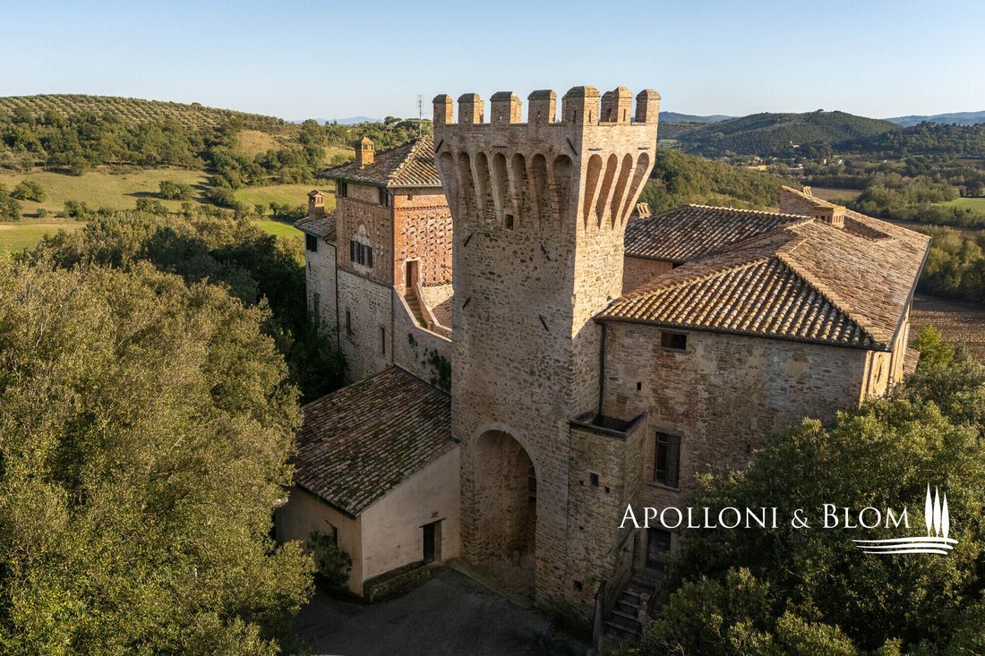 Castle in Marsciano, Umbria, Italy 1 - 17128301