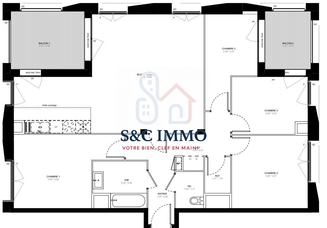 Apartment in Montevrain, Ile-de-France, France 4 - 17112897