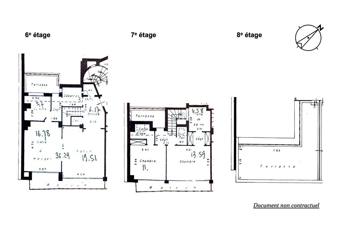 Apartment in Muette Nord, Paris 16e Arrondissement, Paris 3 - 17104495