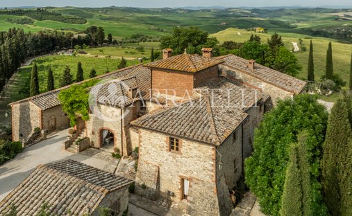 Villa en Asciano, Toscana, Italia 1