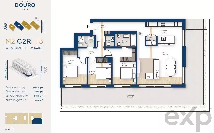 Apartment in Canidelo, Porto District, Portugal 2 - 16550906