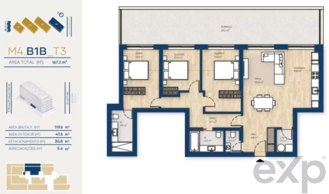 Apartment in Canidelo, Porto District, Portugal 2 - 16550888