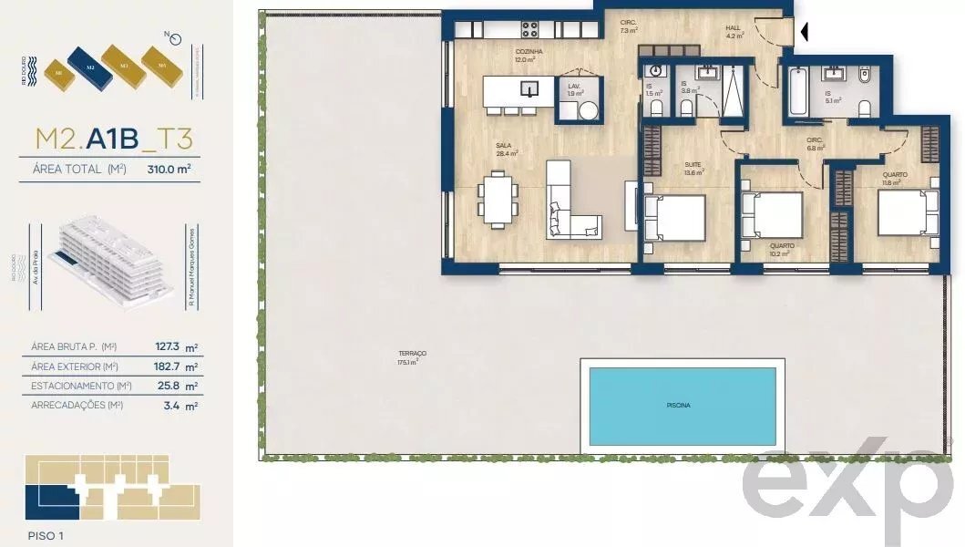 Apartment in Canidelo, Porto District, Portugal 2 - 16550907