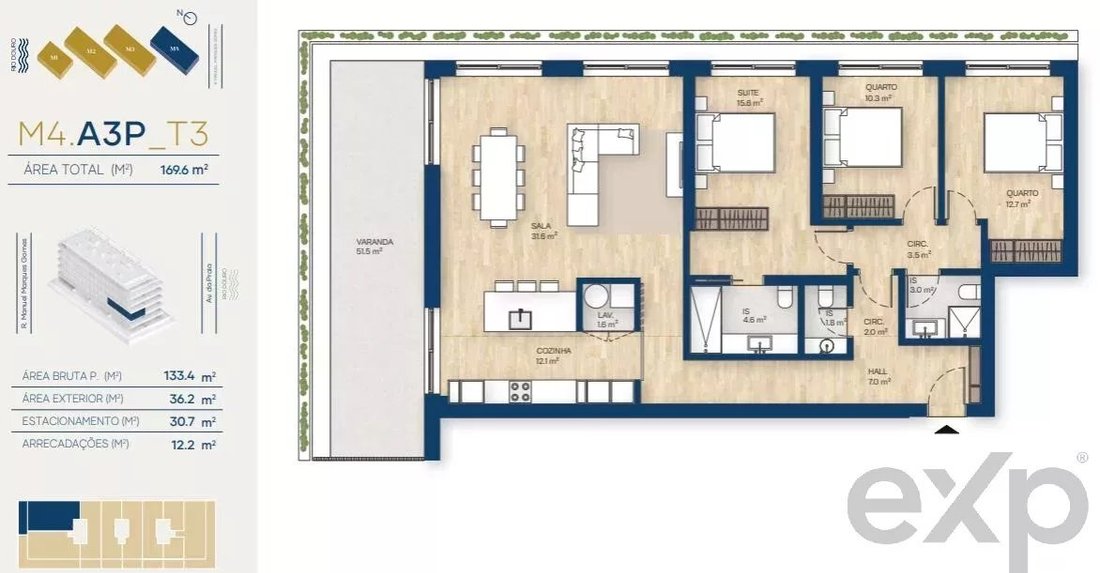 Apartment in Canidelo, Porto District, Portugal 2 - 16550892