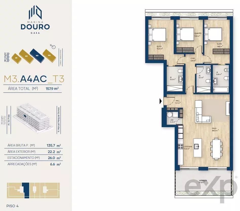 Apartment in Canidelo, Porto District, Portugal 2 - 16550903