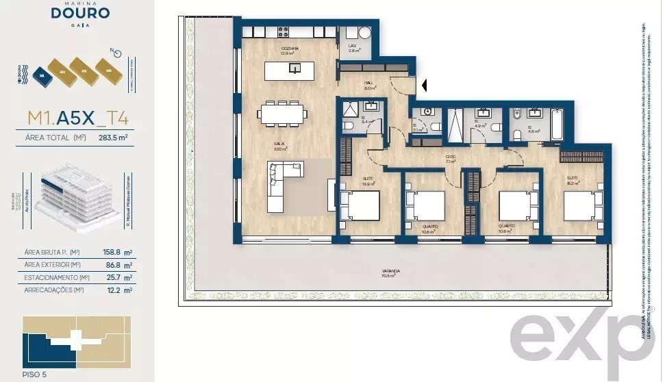 Apartment in Canidelo, Porto District, Portugal 2 - 16550919