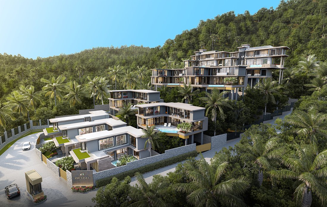Award-Winning Four-Storey Villa, 300m from Nai Thon Beach