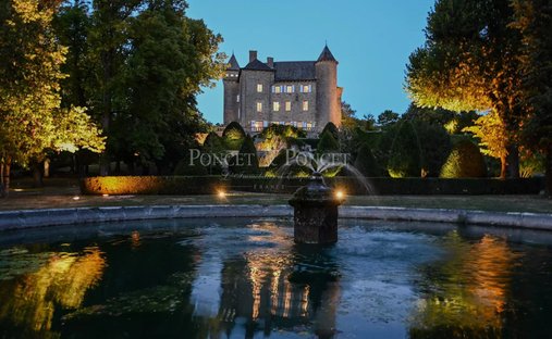 Castle in Belair, Rodez, France 1