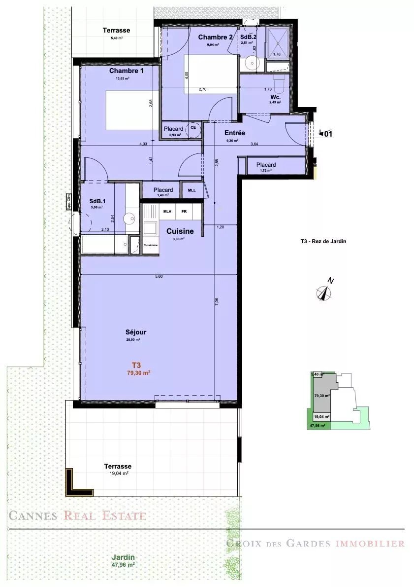 Apartment in Cannes, Provence-Alpes-Côte d'Azur, France 4 - 13814199