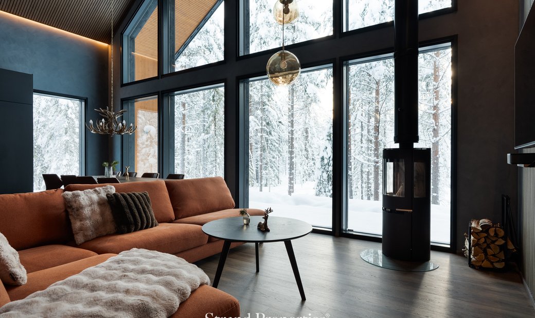 A Recently Built Luxury Villa With An Impressive In Kittilä, Lapland ...