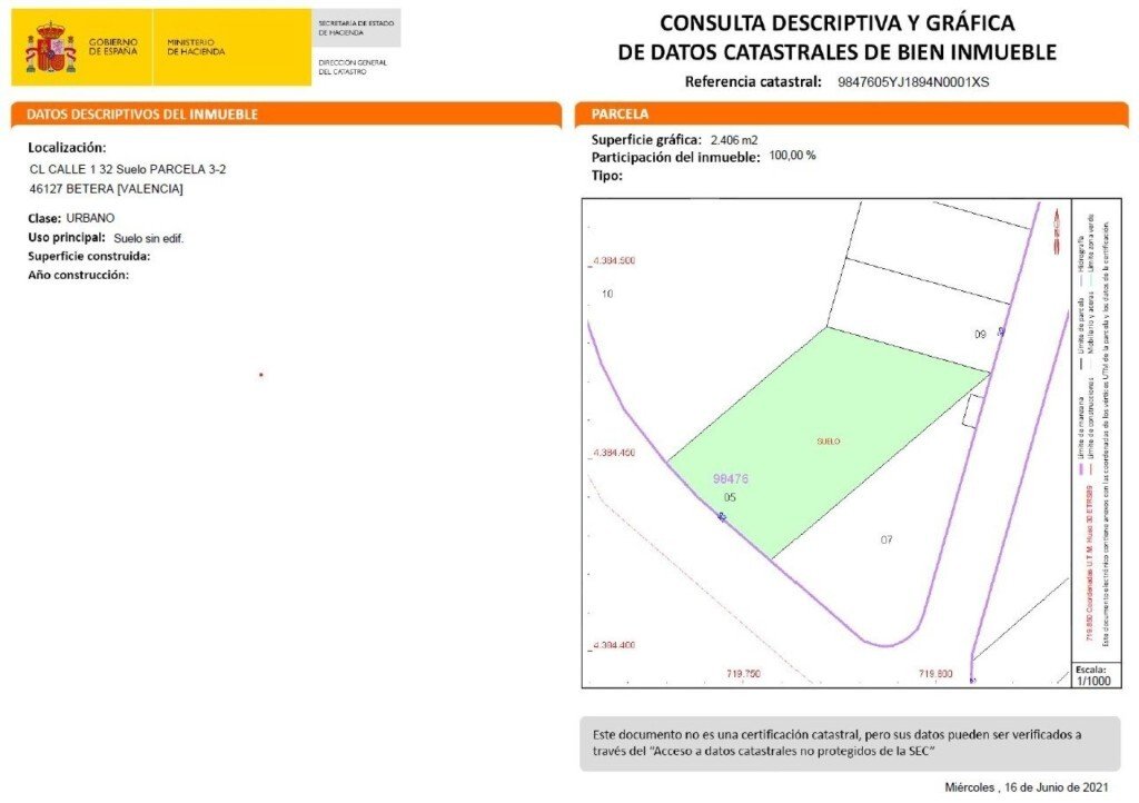 Land in Betera, Valencian Community, Spain 5 - 17219073