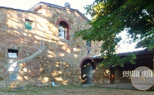 Maisons de campagne à Sienne, Toscane, Italie 1