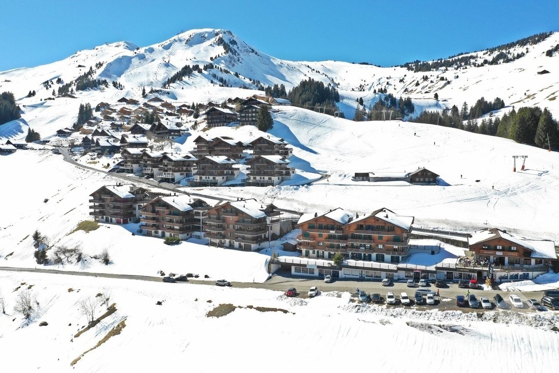 Champoussin, Appartement Meublé De 2.5 Pces Avec Terrasse
