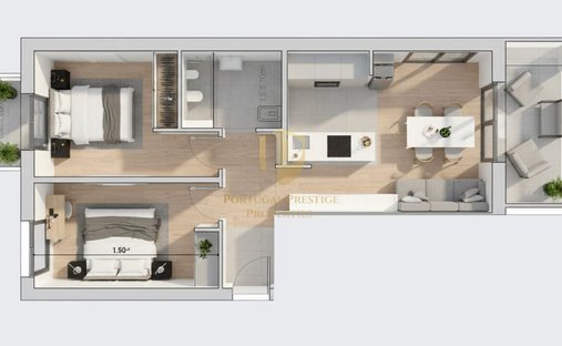 Apartment in Monte Gordo, Algarve, Portugal 1