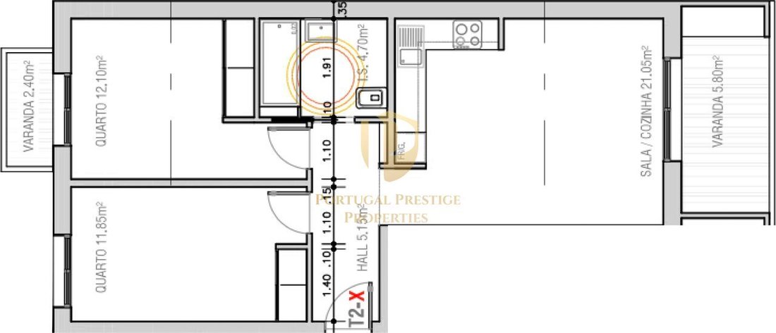 Apartment in Monte Gordo, Algarve, Portugal 3 - 17218703
