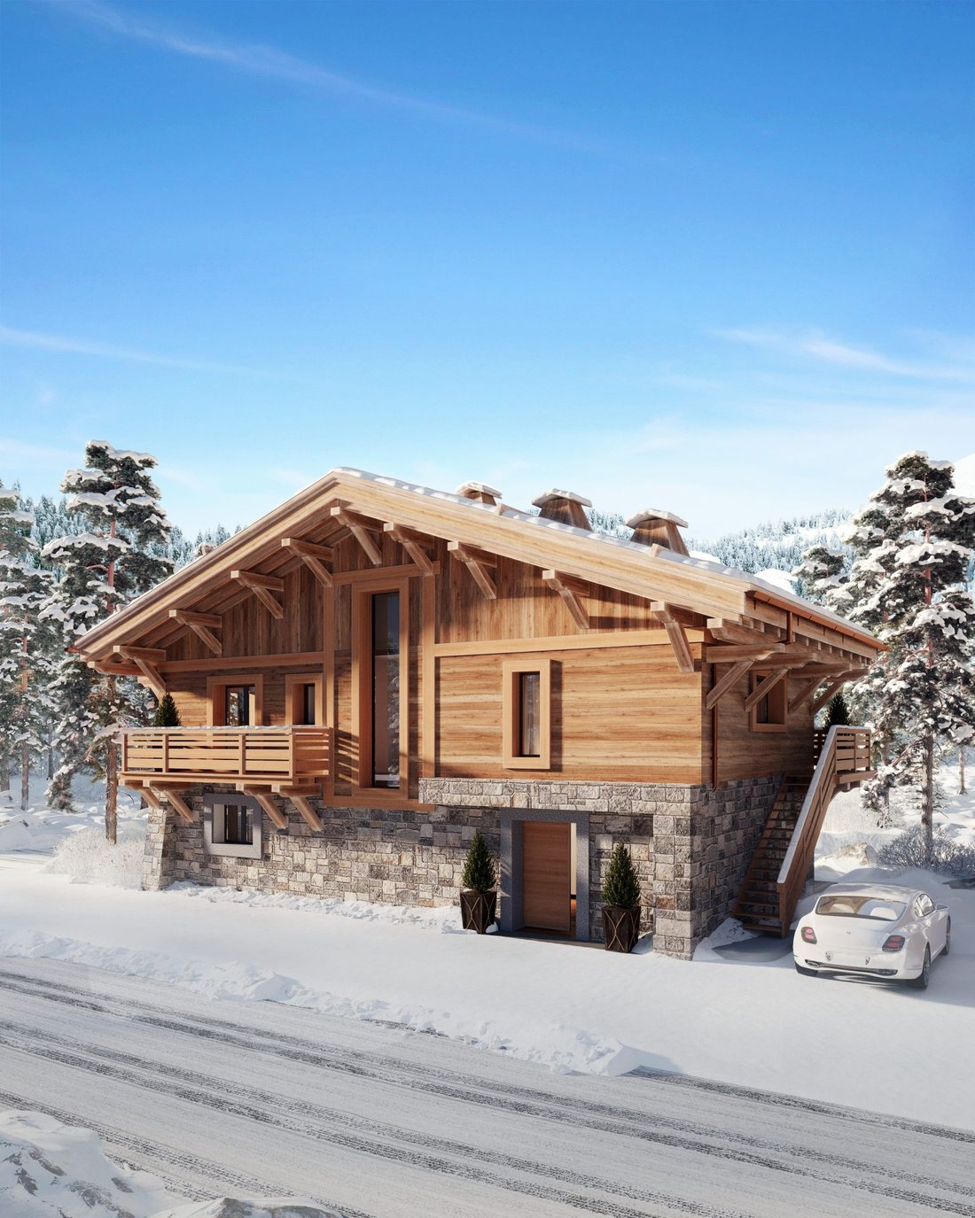 Chalet in Megève, Auvergne-Rhône-Alpes, France 1 - 17224341