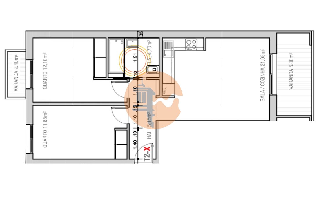 Apartment in Vila Real de Santo António, Algarve, Portugal 3 - 17223601