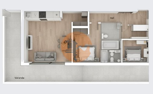 Apartment in Monte Gordo, Algarve, Portugal 1