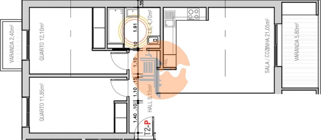 Apartment in Monte Gordo, Algarve, Portugal 3 - 17218677
