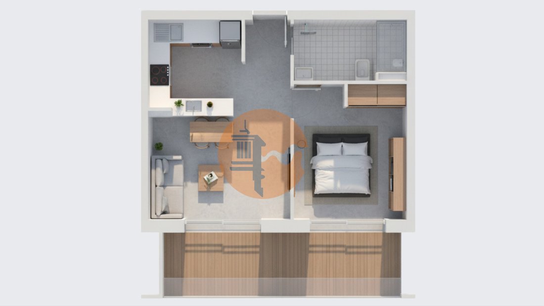 Apartment in Vila Real de Santo António, Algarve, Portugal 1 - 17155327