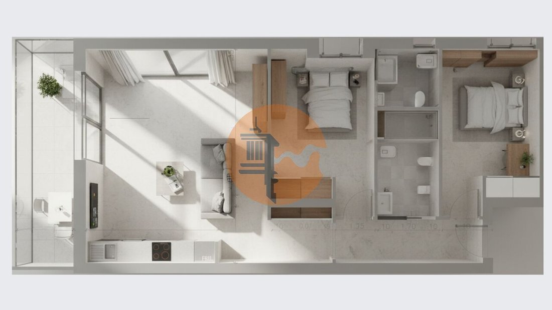 Apartment in Monte Gordo, Algarve, Portugal 1 - 17218701