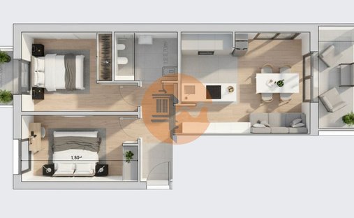 Apartment in Monte Gordo, Algarve, Portugal 1