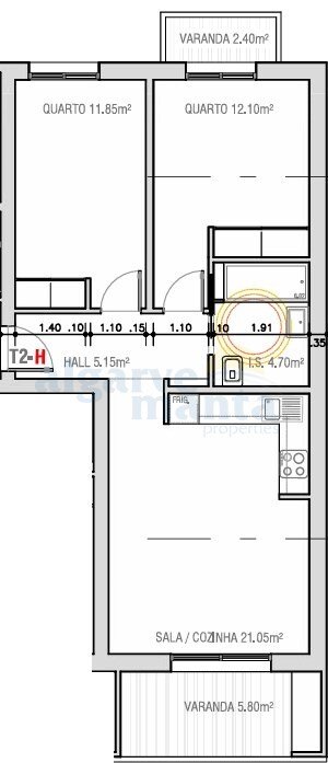 Apartment in Monte Gordo, Algarve, Portugal 1 - 17237329