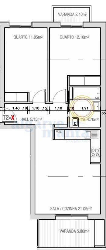 Apartment in Monte Gordo, Algarve, Portugal 1 - 17237309