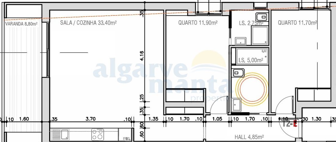 Apartment in Monte Gordo, Algarve, Portugal 1 - 17237337