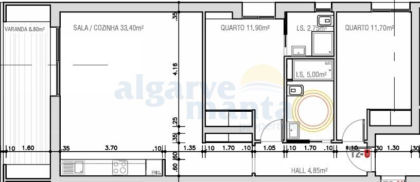 Apartment in Monte Gordo, Algarve, Portugal 1 - 17237312