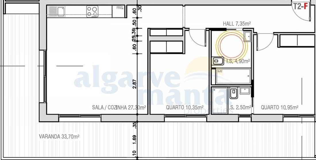 Apartment in Monte Gordo, Algarve, Portugal 1 - 17237336